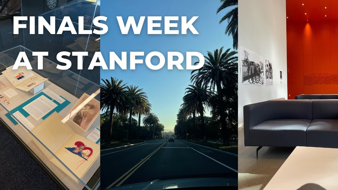 a day in my life as a stanford student during finals - YouTube
