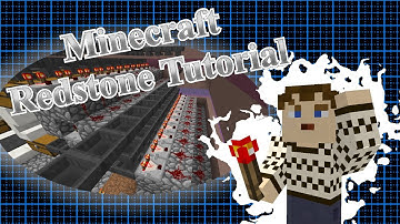 Minecraft Redstone Tutorial E3 - Redstone Torch + Strong and Week Power