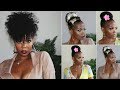 CAN'T BRAID?! | 5 QUICK & EASY UPDO NATURAL HAIRSTYLES ON TYPE 4C HAIR | HERGIVENHAIR |TASTEPINK