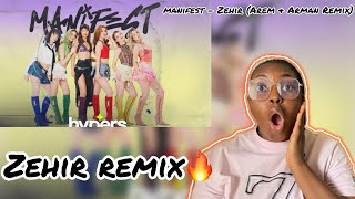 First time hearing/ manifest - Zehir (Arem & Arman Remix) | reaction 