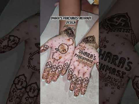 panchmasi mehandi design #music #henna
