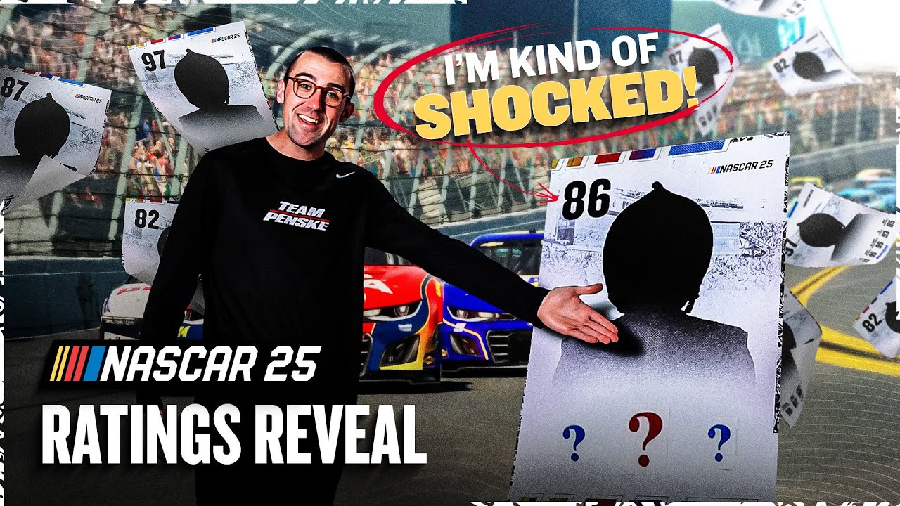YouTube thumbnail for Drivers Guess NASCAR 25 Ratings | Blaney, Hocevar, Chastain & More