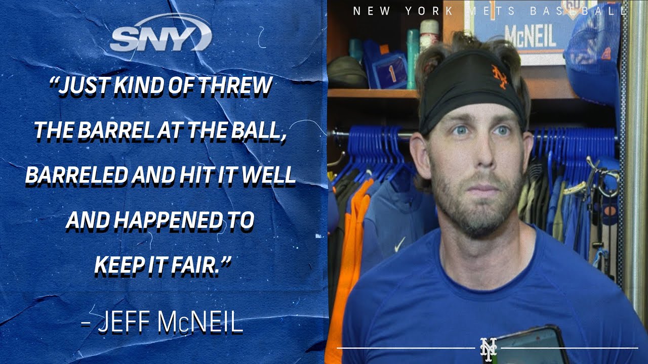 Jeff McNeil talks going deep to give Mets lead for good, unique home run  dance