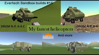Evertech Sandbox helicopter and other military creations