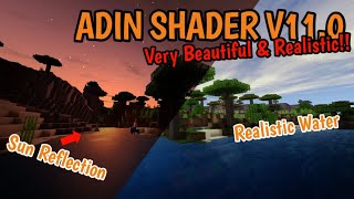 Adin Shaders V11.0 - Saingan Bun Shaders V3 Yg Ringan Dan Realistis, Support MCPE 1.16 - 1.17