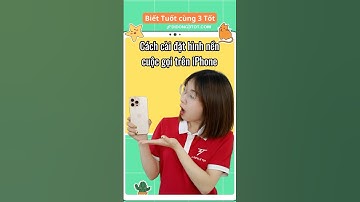 Cách cài đặt hình nền cuộc gọi trên iPhone#iphone#didong3tot#3totbiettuot#uytinso1thaibinh