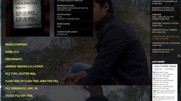 SYMPHONY E12 HW1 V5 FIRMWERE FLASH FILE 100% TESTED LINK
