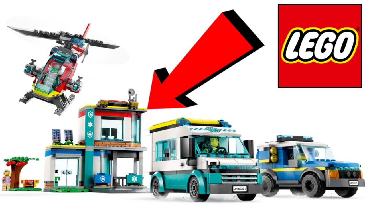 *NEW LEGO* Lego city Emergency vehicles HQ YouTube