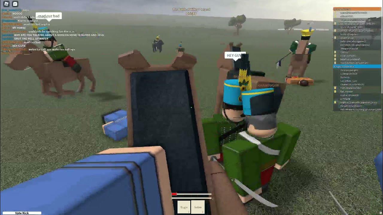 Roblox Blood and Iron Battle of Hilltop Outpost Gameplay YouTube