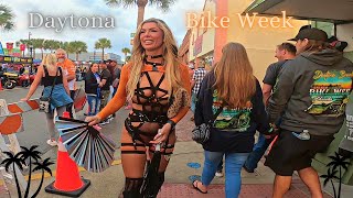 Downtown DAYTONA BEACH Bike Week 2024 Saturday!