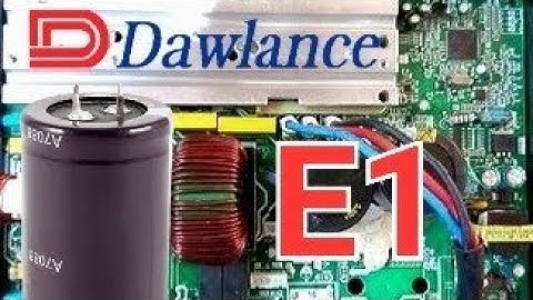 DAWLANCE DC Inverter AC E1 Error Code.#188