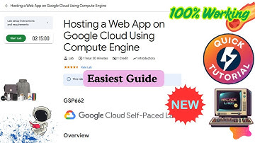 [NEW] Hosting a Web App on Google Cloud Using Compute Engine || #GSP662 || #qwiklabs #arcade