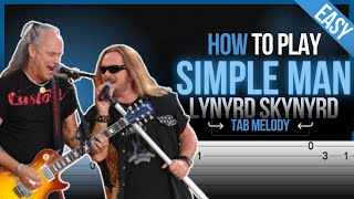 PDF Sample Simple Man - Lynyrd Skynyrd - EASY guitar tab & chords by TabMaster.