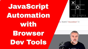 Automating Tic Tac Toe JavaScript Game from Browser Console