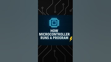 How a microcontroller runs the program#viral #shortvideo #shorts