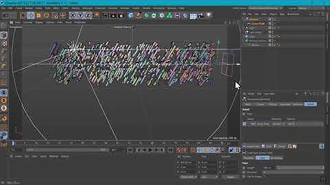 Cinema 4d Voronoi Fracture slices effect