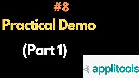 Applitools Tutorial #8 | Practical Demo : Part-1 | QA Automation Talk