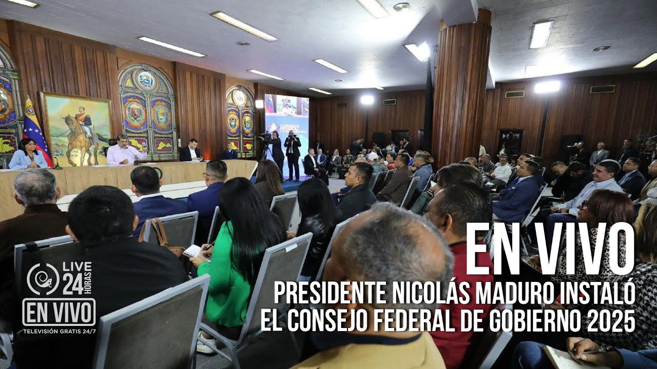 EN VIVO: Primera Plenaria del Consejo Federal de Gobierno 2025 - YouTube