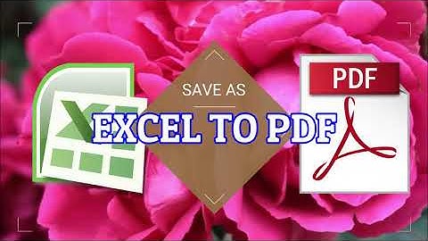 Cara Mudah dan Benar Save As Excel ke PDF