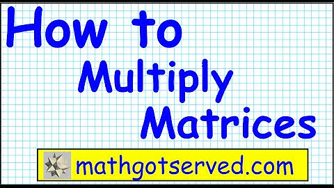 How to multiply matrices the proper way linear precalculus algebra row column defined dimension exam
