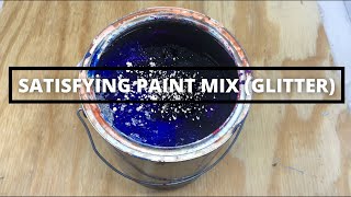 SATISFYING PAINT MIXING | GLITTER PAINT
