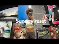 SUNDAY RESET || NEW gym, grocery shopping, editing, self care, etc