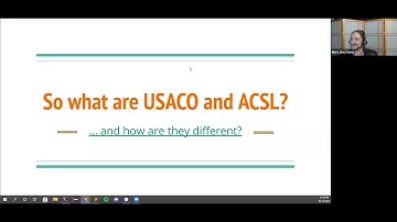 USACO and ACSL Parent Education Seminar