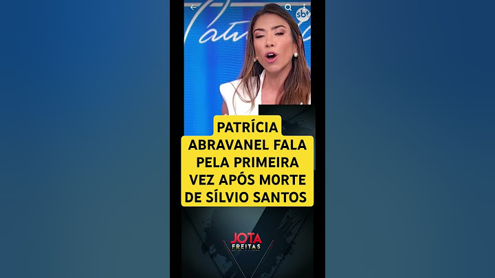 PATRÍCIA ABRAVANEL FALA PELA PRIMEIRA VEZ APÓS M0RTE DE SÍLVIO SANTOS , VEJA #silviosantos  #sbt