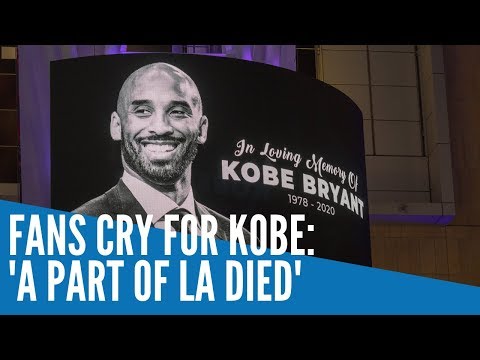 Fans cry for Kobe: 'A part of LA died'