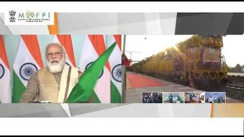 PM  Narendra Modi flags off 100th Kisan Rail under the Operation Greens - TOP to Total scheme