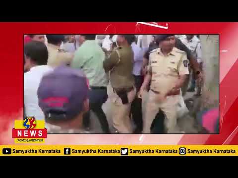 ಮಹಾರಾಷ್ಟ್ರ ಗಡಿ ಉಸ್ತುವಾರಿ ಸಚಿವರ ಮುಖಕ್ಕೆ ಮಸಿ....
