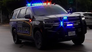 (RUMBLER) Boerne Police Department Tahoe Responding Code 3