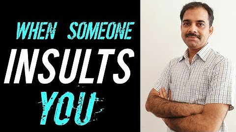 Jab koi beizzate kare to || Ashish Shukla from Deep Knowledge