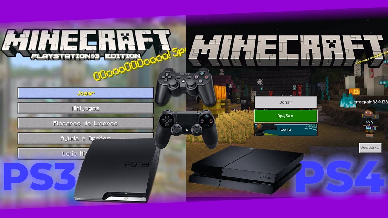 Jogos minecraft para ps3