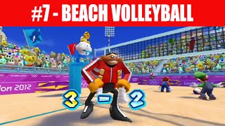 [#7] Beach Volleyball - Mario & Sonic at the London 2012 Olympic Games - All Events screenshot 2