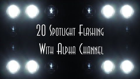 Spotlight Flashing (20-Pack) | Motion Graphics - Videohive template