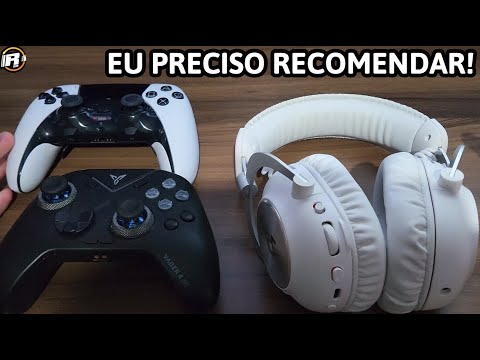 3 PERIFÉRICOS QUE EU PRECISO RECOMENDAR EM 2025! LOGITECH G PRO X 2 l VADER 4 PRO l DUALSENSE EDGE