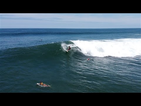 Ecuador Surfing at La Punta, Drone footage - Montanita
