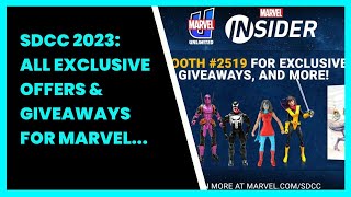 SDCC 2023: ALL EXCLUSIVE OFFERS & GIVEAWAYS FOR MARVEL UNLIMITED SUBSCRIBERS  MARVEL