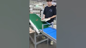 RP450B ribbon pasting machine with conveyor automatically inserting ribbon  into rigid box