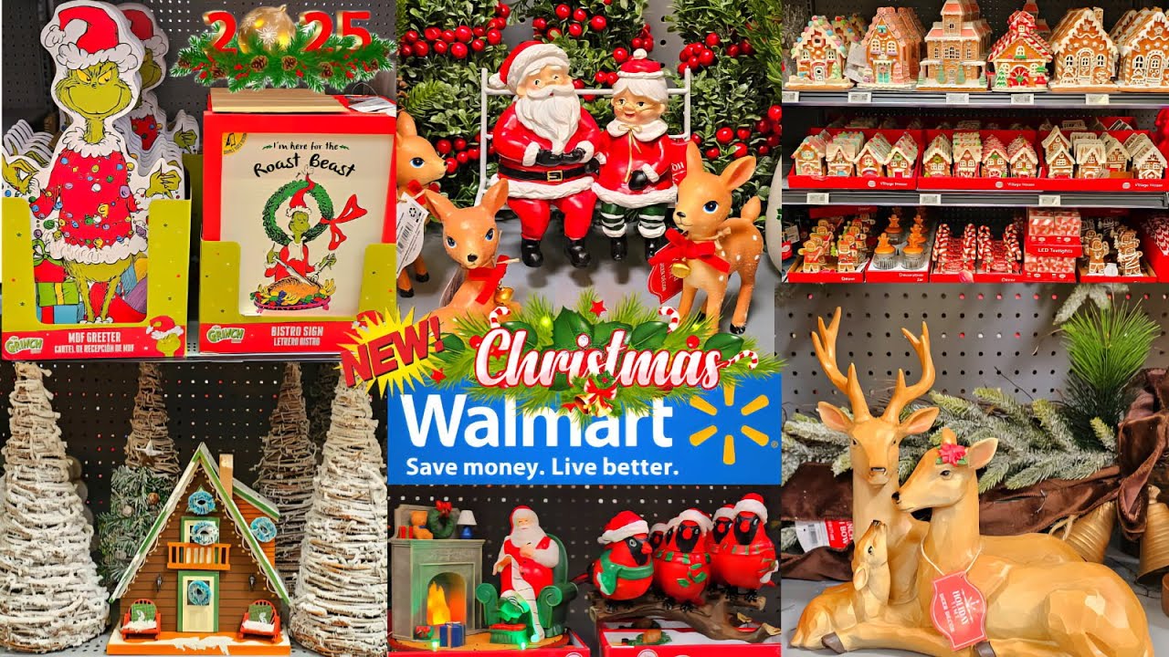 WALMART NEW CHRISTMAS DECORATIONS 2025 WALKTHROUGH 🎄