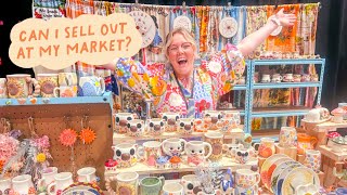 Selling out at my second market? It's NOT a good thing! ✿ Pottery Small Biz Vlog 11✿