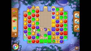 GardenScapes Level 556 no boosters (13 moves)