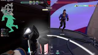 Valorant is a precise gunplay ; Also valorant :