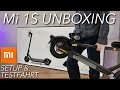 Xiaomi Mi 1S Scooter UNBOXING, Setup & 1. Probefahrt -  Die Lösung für die Kurzstrecke?!?