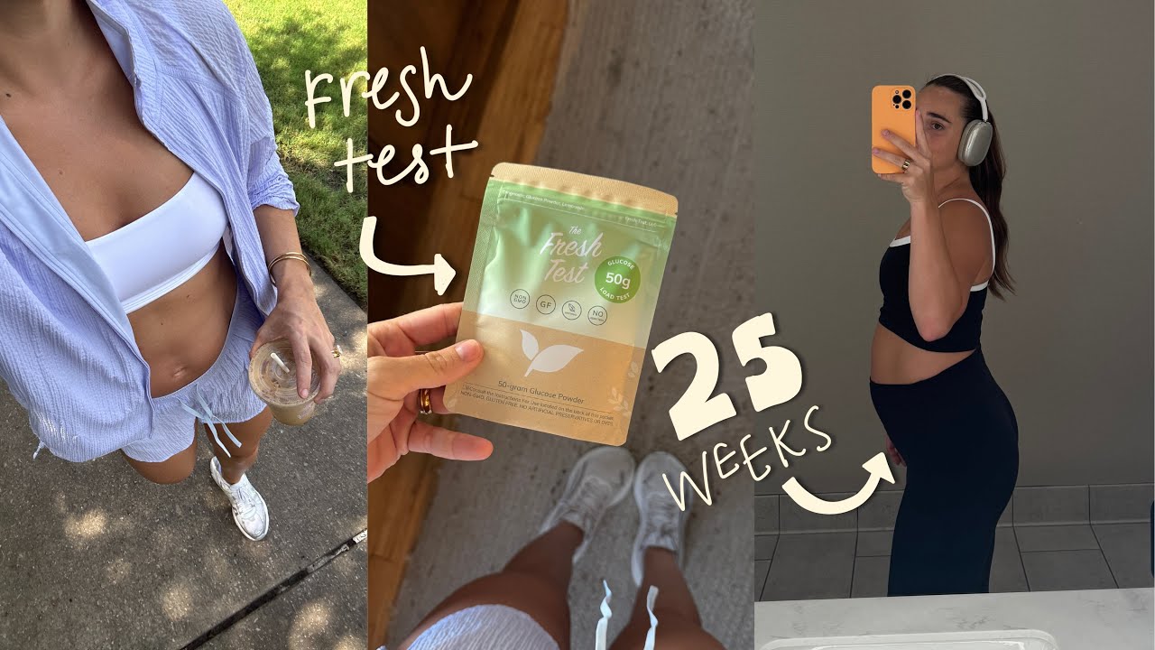 25 WEEKS PREGNANT | glucose test (fresh test !) pregnant quad day + WHY CAN'T I MAKE GOOD ESPRESSO