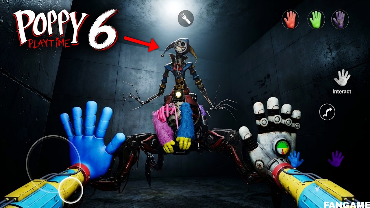 Poppy6 How To Play Poppy Playtime Chapter 6 Mobile Fangame v1.0.1 | Gameplay ...
