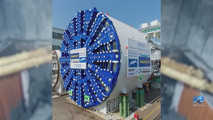 Tunnel boring machine makes breakthrough at CBBT