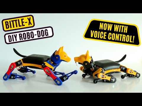 This DIY Robot Dog is Now VOICE CONTROLLED! Petoi Bittle X - Robot Dog like Boston Dynamics Spot