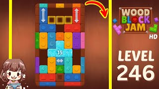 Wood Block Jam Level 246 Solution Walkthrough